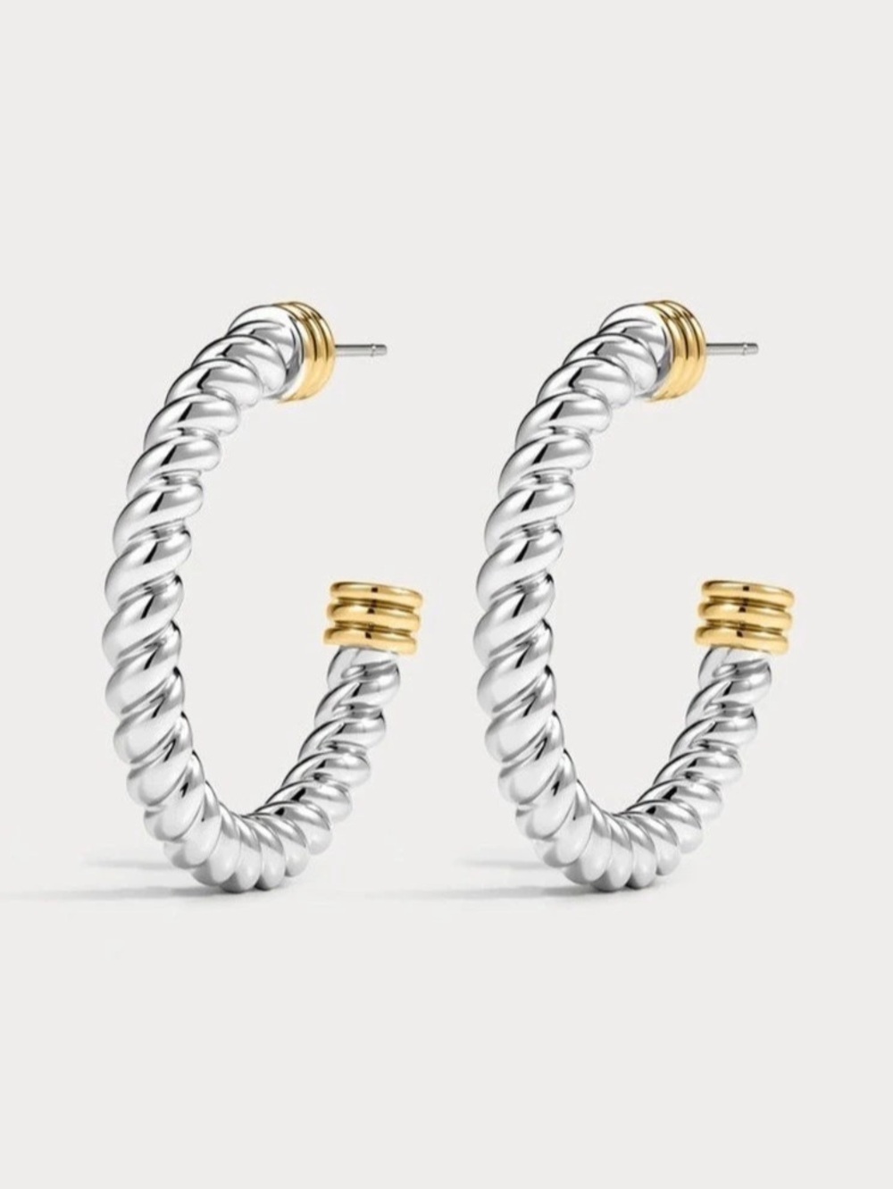 The Sierra Rope Hoops Silver |LUVAJ